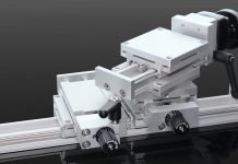 Manuelle und präzise Verstelleinheit