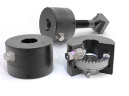 Kraftspannmutter mit seitlicher Bedienung