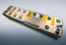 Platzsparendes Remote-I/O-Modul Fertigungstechnik Pilz