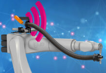 Überwachungssystem für Roboter e-ketten igus, 3D-Energieketten, Fertigungstechnik