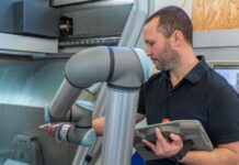 Cobot-Präsentation vor Ort