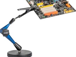 Neue 3D-Gelenkarme als vielseitige Helfer