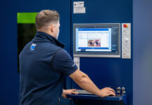 Einfache Maschine fürs Laserschneiden