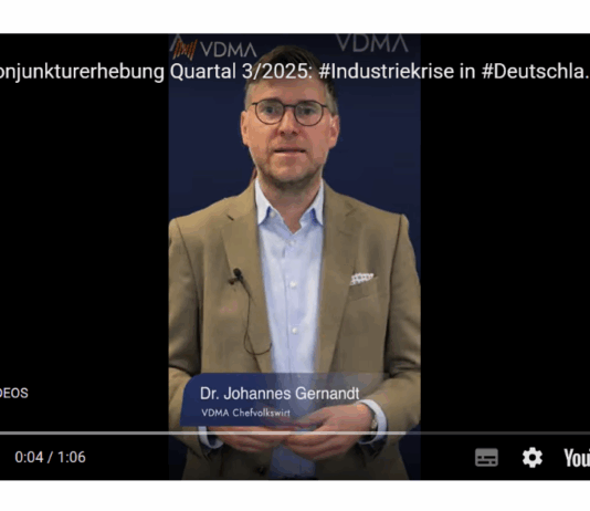 VDMA – Situation im Maschinenbau im 3. Quartal