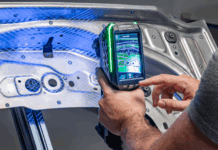 Tragbarer und handgeführter 3D-Laserscanner