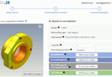 CAD-Kalkulation für Metallbearbeitungen