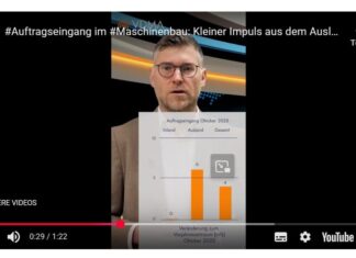 Auftragseingang im Maschinenbau Oktober 2025