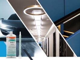 Brillanter LED-Kleber