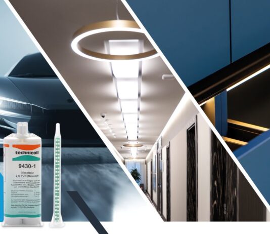 Brillanter LED-Kleber