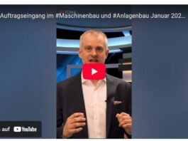 Auftragseingang Maschinenbau im Januar 2026