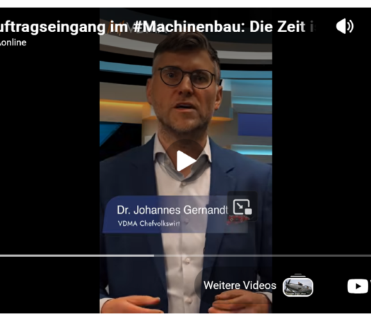 Auftragseingang Maschinenbau im Februar 2026