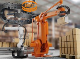 Industrieroboter mit 600° Drehwinkel
